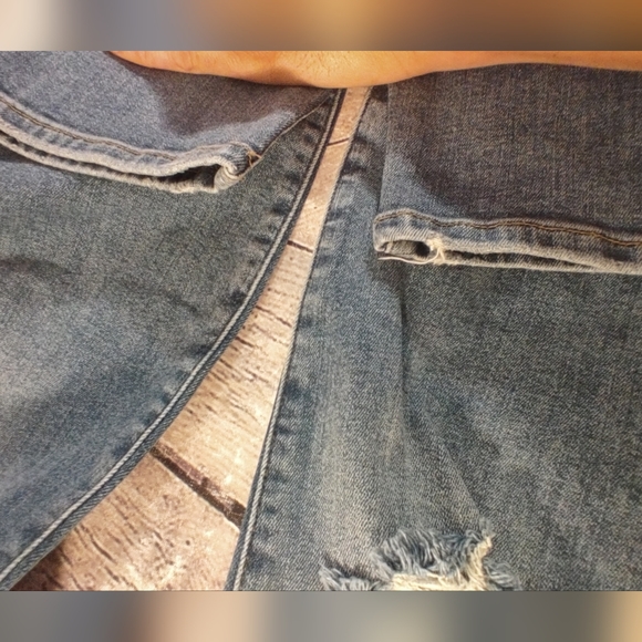 Good American Good Legs Distressed Buste Knees Ankle Jeans 12/31 - Picture 16 of 16